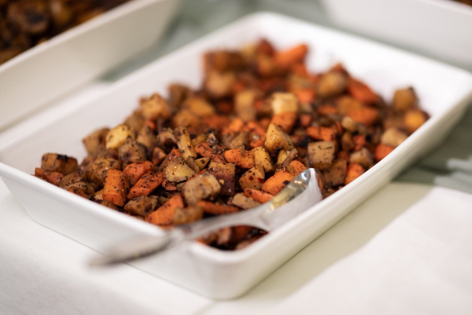 Roasted root vegetables with herbs