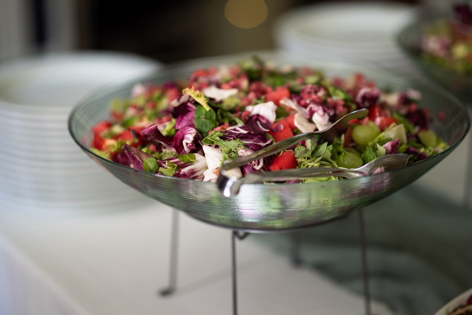 Colorful salad on the buffet table