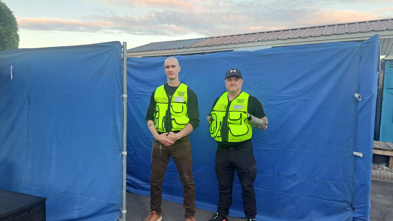 Event security staff on site